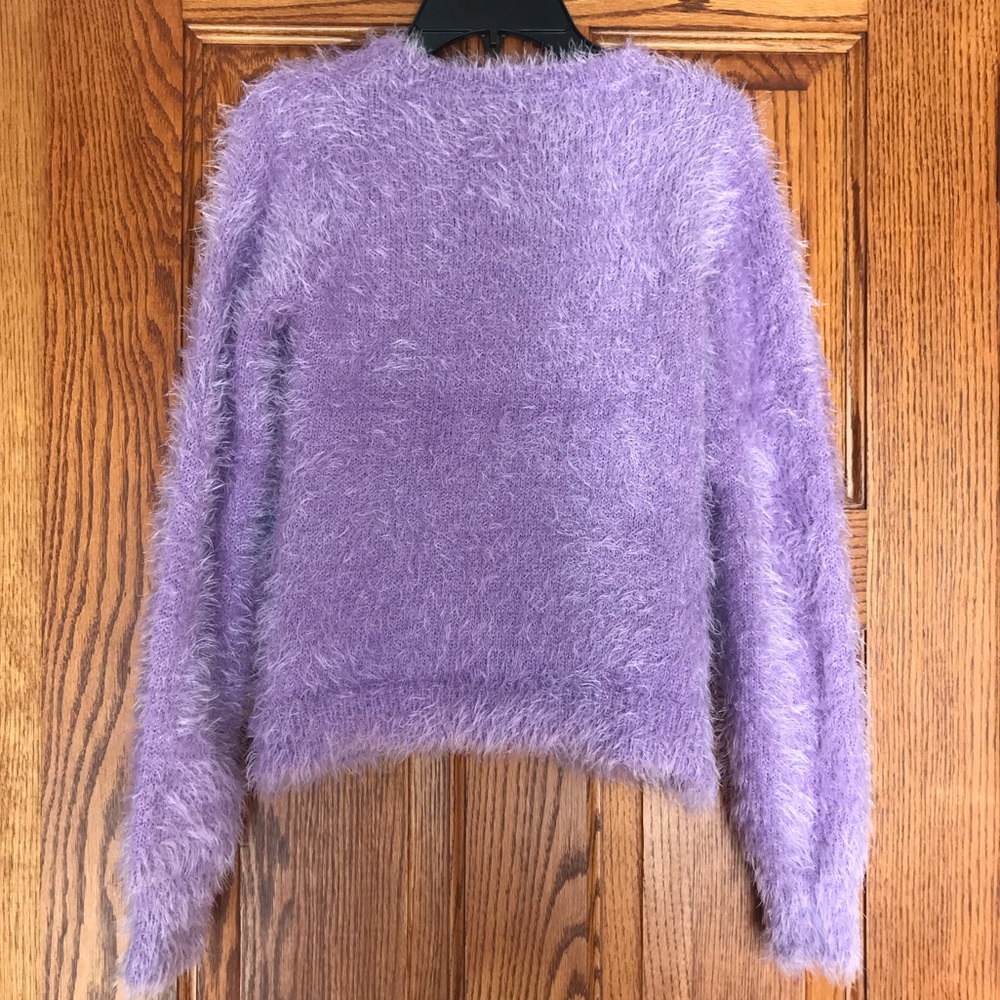 Unicorn Alpaca Fuzzy Sweater Size M - Picture 2 of 5